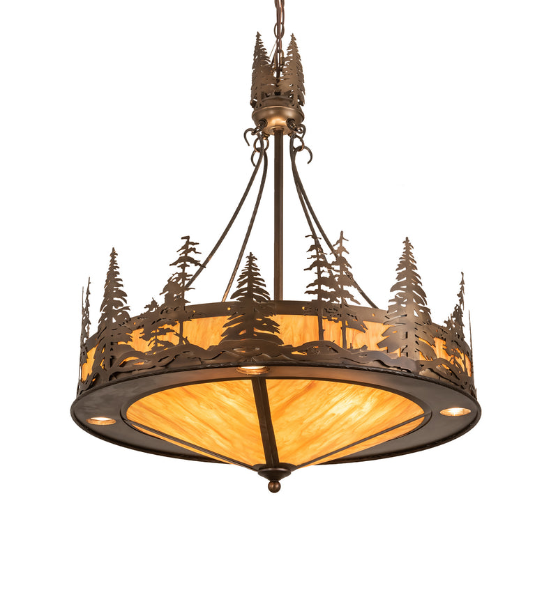 Meyda Tiffany 215159 12 Light Pendant, Antique Copper