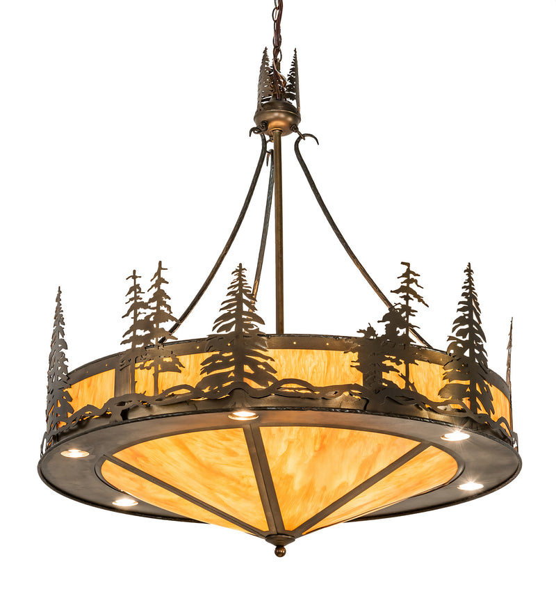 Meyda Tiffany 215185 18 Light Pendant, Antique Copper