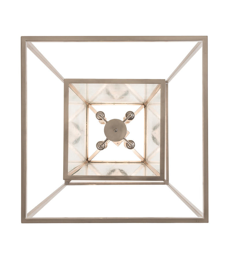 Meyda Tiffany 215322 Eight Light Pendant, Nickel Powder Coat
