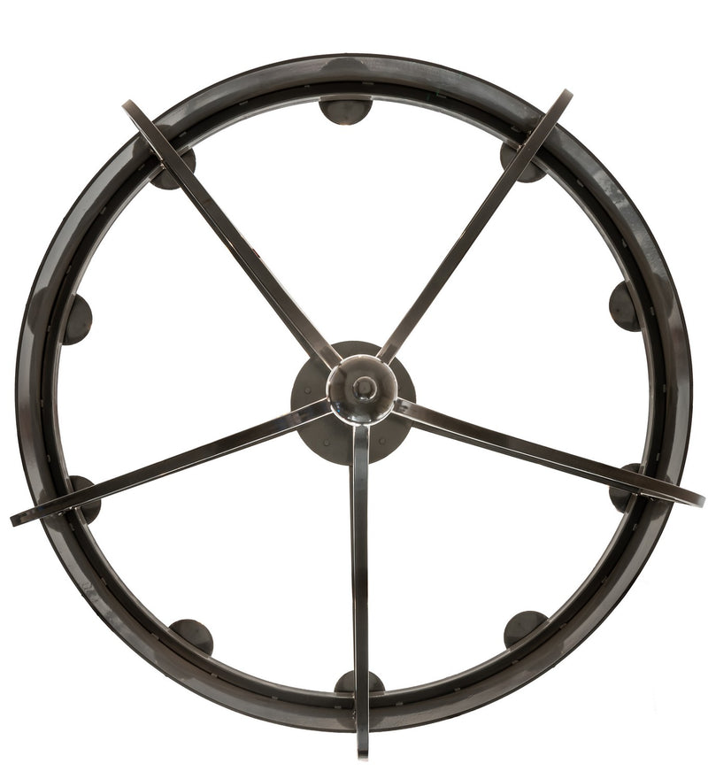 Meyda Tiffany 215483 Ten Light Chandelier, Charcoal Grey