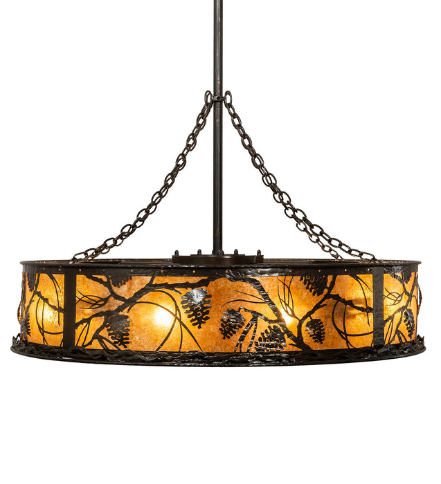 Meyda Tiffany 215528 Eight Light Chandel-Air, Timeless Bronze