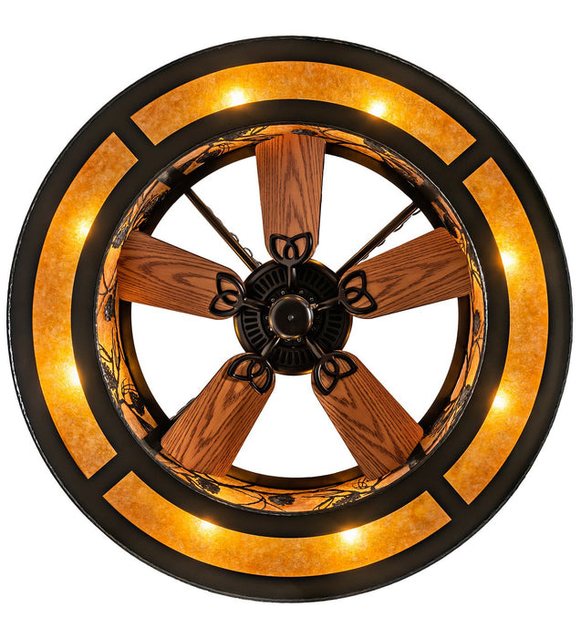 Meyda Tiffany 215528 Eight Light Chandel-Air, Timeless Bronze