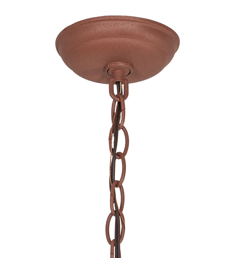 Meyda Tiffany 215594 Two Light Pendant, Rust