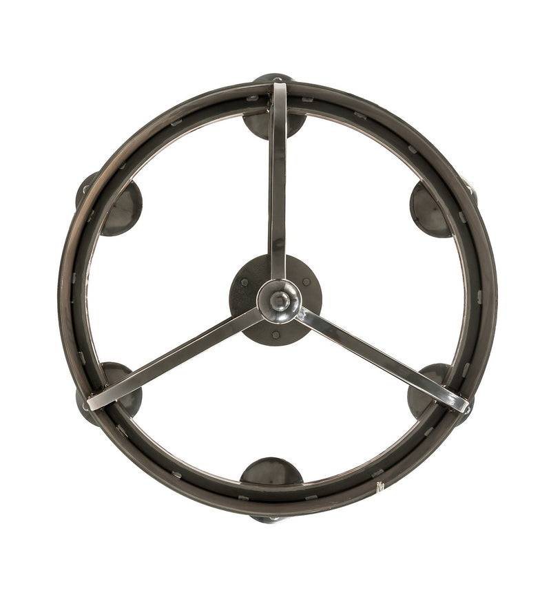 Meyda Tiffany 215651 Six Light Chandelier, Charcoal Grey