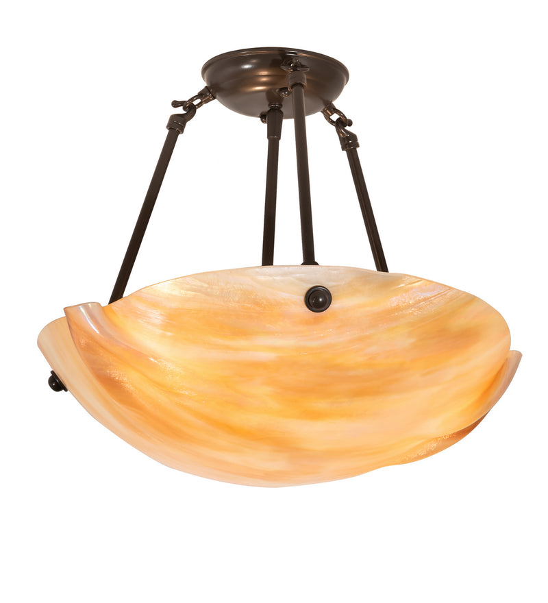 Meyda Tiffany 215806 Three Light Semi-Flushmount