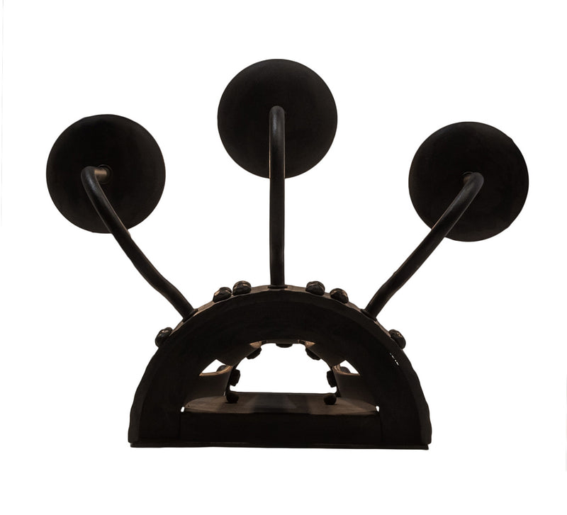 Meyda Tiffany 215959 Three Light Wall Sconce, Costello Black
