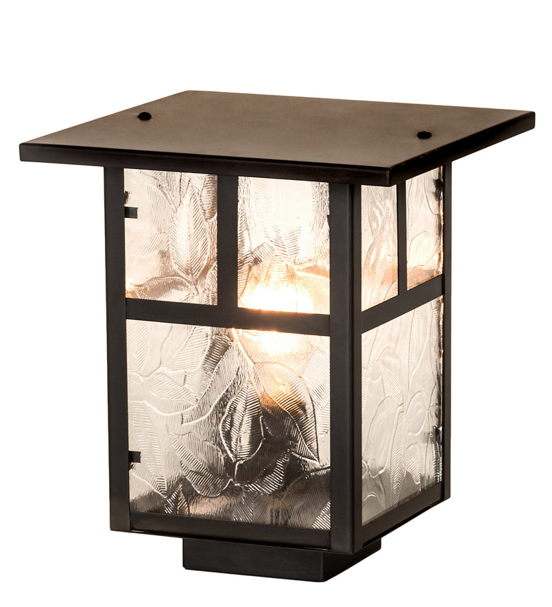 Meyda Tiffany 32180 One Light Deck Light, Craftsman Brown