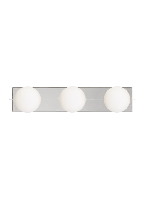 Visual Comfort Modern 700BCOBL3N LED Bath, Polished Nickel