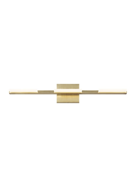 Visual Comfort Modern 700BCTRS3R-LED930 LED Bath, Aged Brass