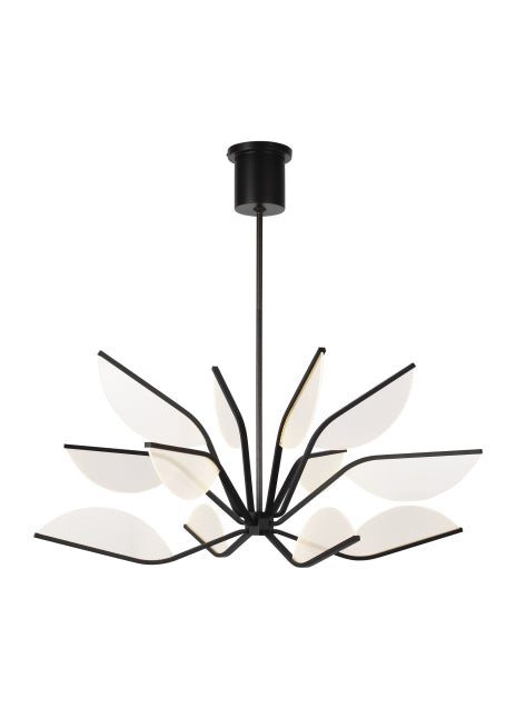 Visual Comfort Modern 700BLT38B-LED930 LED Chandelier, Matte Black
