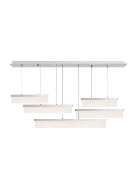Visual Comfort Modern 700LSSWPN-LED930 LED Suspension, Polished Nickel