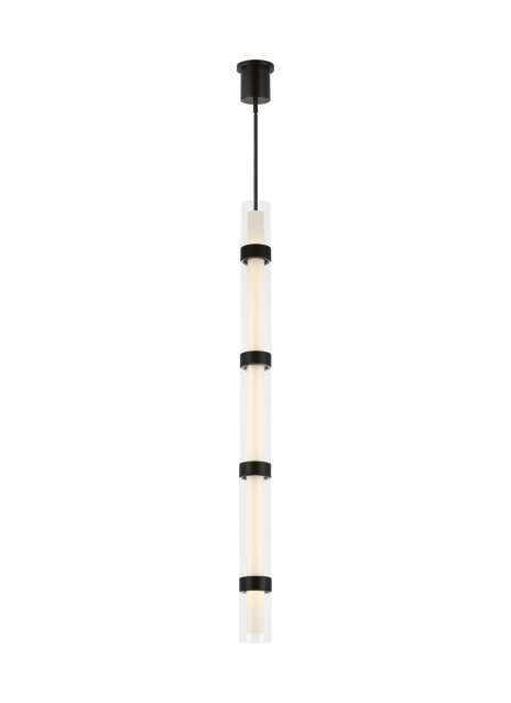 Visual Comfort Modern 700TDWIT5B-LED930 LED Pendant, Black