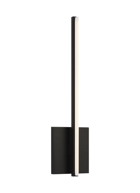 Visual Comfort Modern 700WSKNWB-LED930 LED Wall Sconce, Matte Black