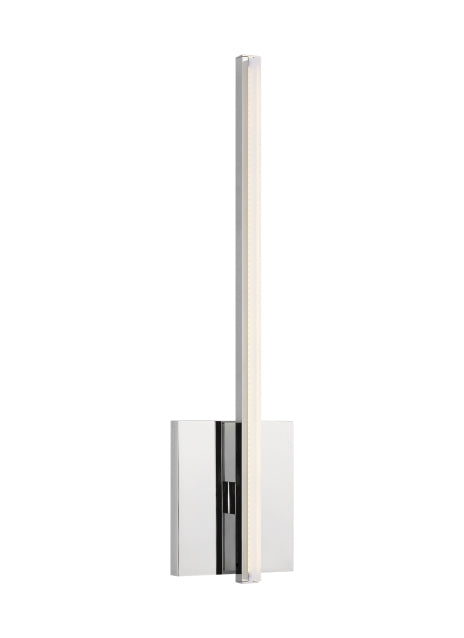 Visual Comfort Modern 700WSKNWC-LED930 LED Wall Sconce, Chrome