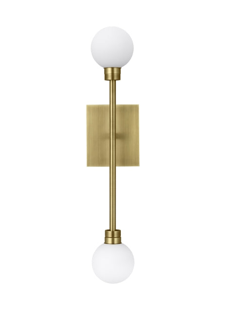 Visual Comfort Modern 700WSMRAR-LED927 LED Wall Sconce, Aged Brass