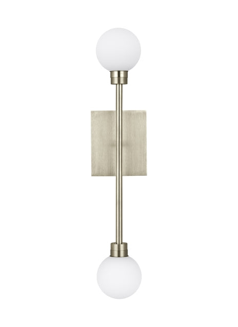 Visual Comfort Modern 700WSMRAS-LED927 LED Wall Sconce, Satin Nickel