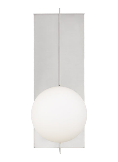 Visual Comfort Modern 700WSOBLN One Light Wall Sconce, Polished Nickel