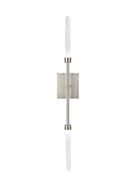 Visual Comfort Modern 700WSSPRS-LED927 LED Wall Sconce, Satin Nickel