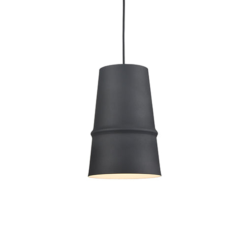 Kuzco Lighting 492208-BK One Light Pendant, Black