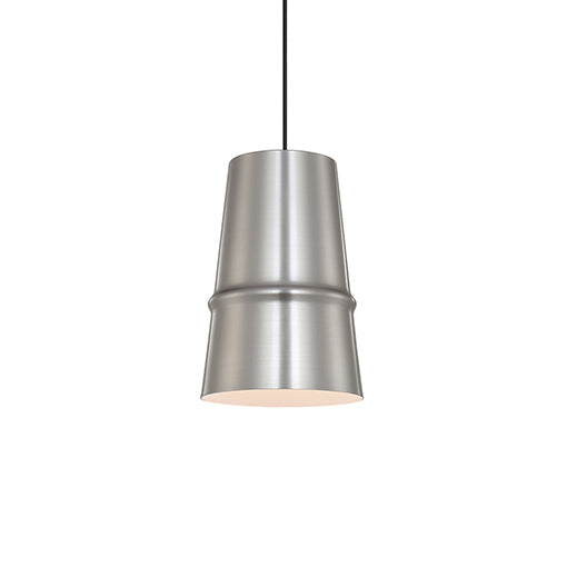 Kuzco Lighting 492208-BN One Light Pendant, Brushed Nickel
