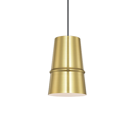 Kuzco Lighting 492208-GD One Light Pendant, Gold