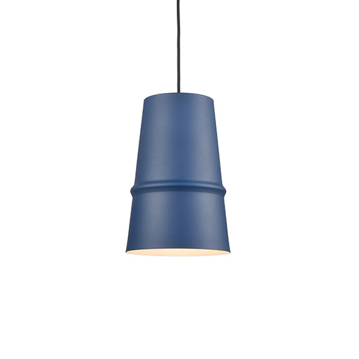 Kuzco Lighting 492208-IB One Light Pendant, Indigo Blue
