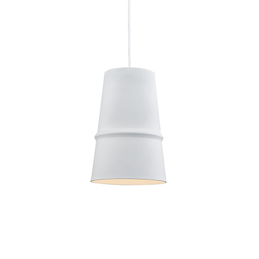Kuzco Lighting 492208-WH One Light Pendant, White