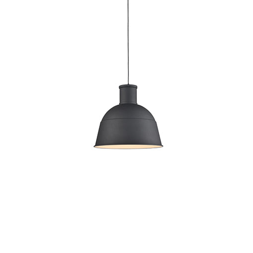 Kuzco Lighting 493513-BK One Light Pendant, Black