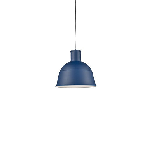 Kuzco Lighting 493513-IB One Light Pendant, Indigo Blue