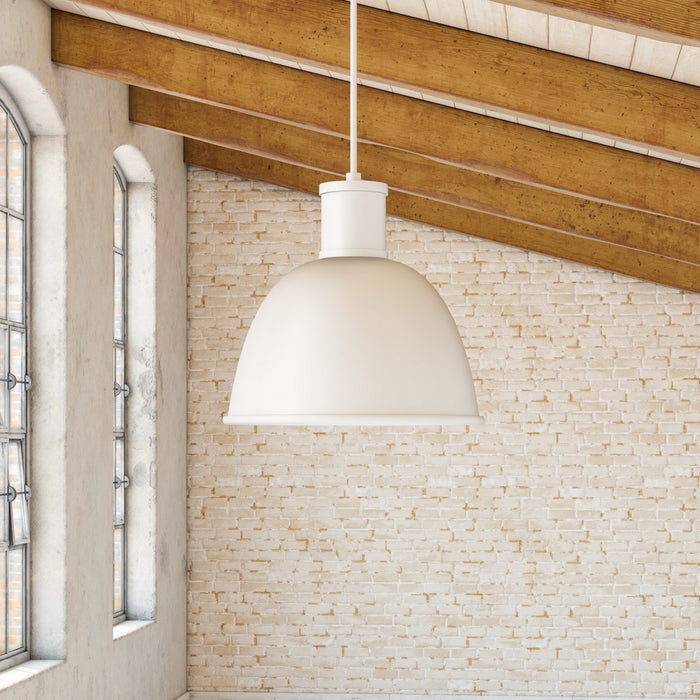 Kuzco Lighting 493516-WH One Light Pendant, White