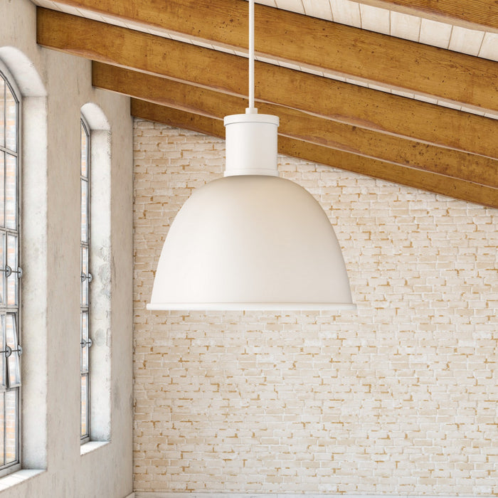 Kuzco Lighting 493522-WH One Light Pendant, White