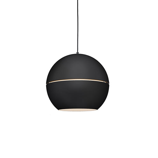 Kuzco Lighting 494016-BK One Light Pendant, Black