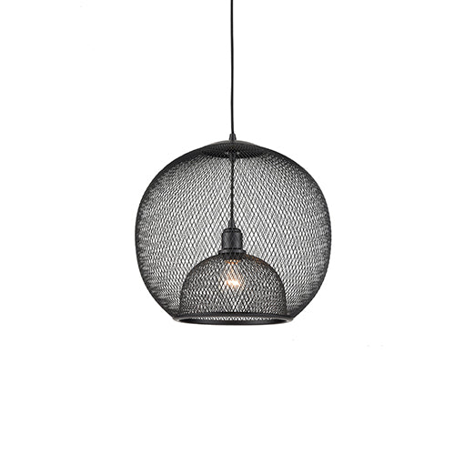 Kuzco Lighting 494418-BK One Light Pendant, Black