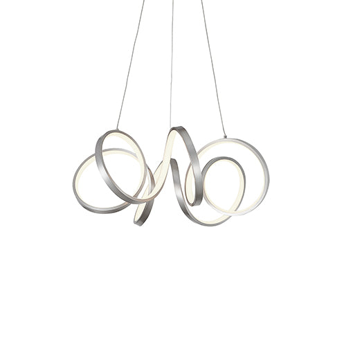Kuzco Lighting CH93824-AS LED Chandelier, Antique Silver