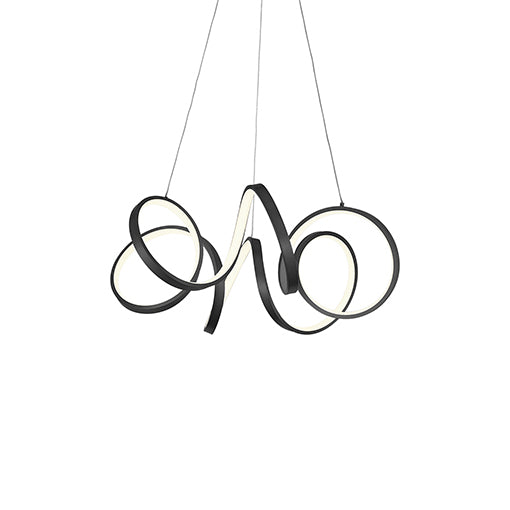 Kuzco Lighting CH93824-BK LED Chandelier, Black (Display - Final Sale)