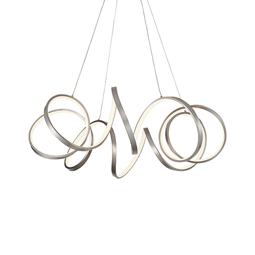 Kuzco Lighting CH93834-AS LED Chandelier, Antique Silver