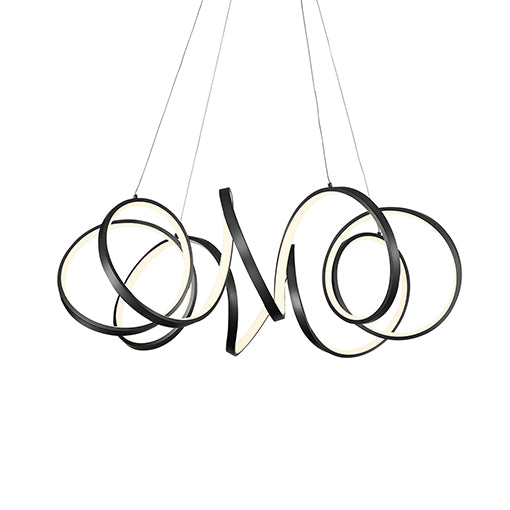 Kuzco Lighting CH93834-BK LED Chandelier, Black