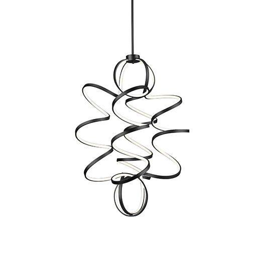 Kuzco Lighting CH93941-BK LED Chandelier, Black