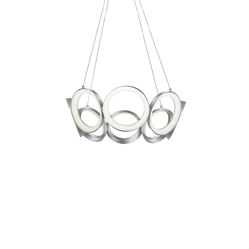 Kuzco Lighting CH94824-AS LED Chandelier, Antique Silver