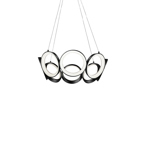 Kuzco Lighting CH94824-BK LED Chandelier, Black