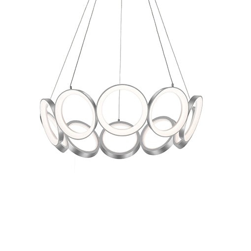 Kuzco Lighting CH94829-AS LED Chandelier, Antique Silver