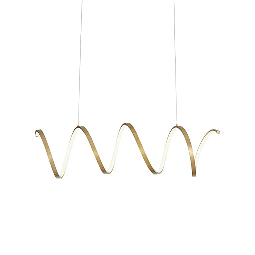 Kuzco Lighting LP93742-AN LED Pendant, Antique Brass