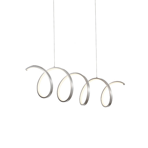 Kuzco Lighting LP93742-AS LED Pendant, Antique Silver