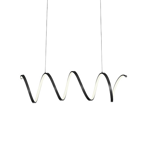 Kuzco Lighting LP93742-BK LED Pendant, Black