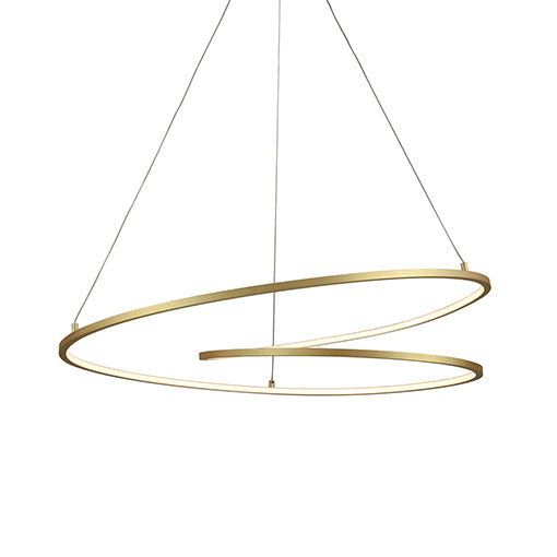 Kuzco Lighting PD11132-AN LED Pendant, Antique Brass
