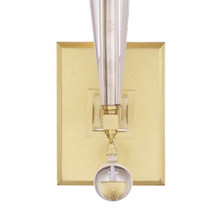 Crystorama 8101-AG One Light Wall Sconce, Aged Brass