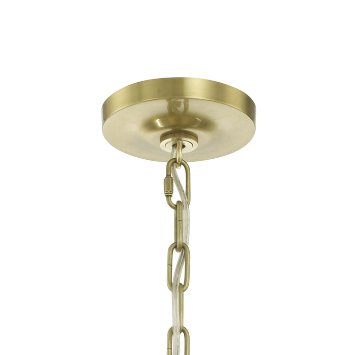 Crystorama BOL-8889-AG 12 Light Chandelier, Aged Brass