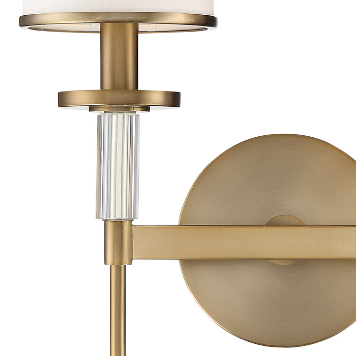 Crystorama HAT-472-VG Two Light Wall Sconce, Vibrant Gold