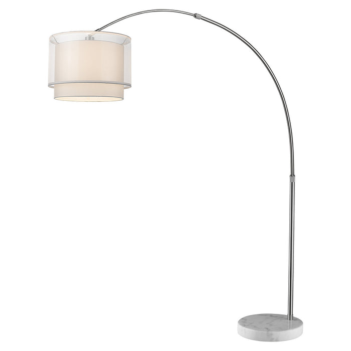 Acclaim Lighting BFA8400 One Light Floor Lamp, Brushed Nickel