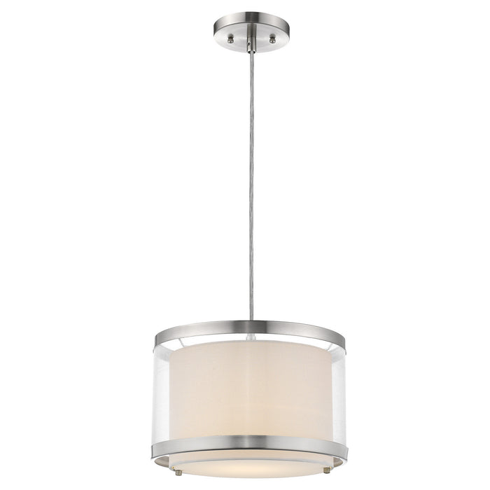 Acclaim Lighting BP8948 One Light Pendant, Brushed Nickel